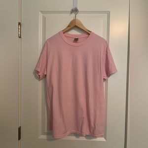 Gildan Pastel Pink Tee in L